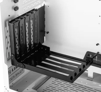 The O11D-XL vertical GPU holder’s BLACK