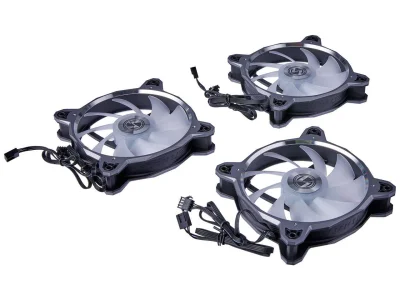 LIAN LI BORA  Fan, 3 FANS Pack - Grey Frame