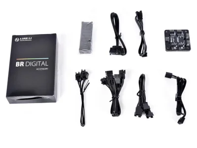 LIAN LI BORA  Fan, 3 FANS Pack - Grey Frame