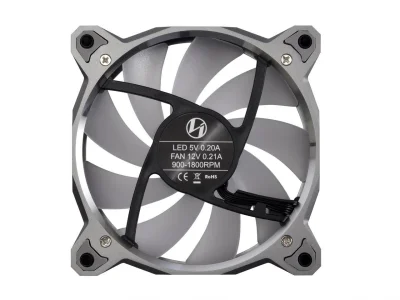 LIAN LI BORA  Fan, 3 FANS Pack - Grey Frame