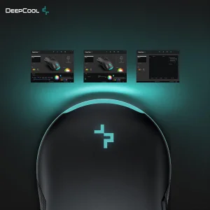 DeepCool MG510 Gaming Mouse 19,000 DPI PAW3370 Optical Sensor with 6 Programmable Buttons 400IPS Wireless Gaming Mouse RGB with Detachable Cable 1000Hz Gaming Mice Compatible with PC/MAC, Black