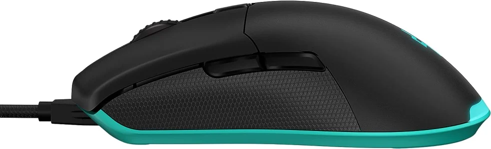 DeepCool MG510 Gaming Mouse 19,000 DPI PAW3370 Optical Sensor with 6 Programmable Buttons 400IPS Wireless Gaming Mouse RGB with Detachable Cable 1000Hz Gaming Mice Compatible with PC/MAC, Black