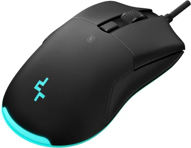 DeepCool MG510 Gaming Mouse 19,000 DPI PAW3370 Optical Sensor with 6 Programmable Buttons 400IPS Wireless Gaming Mouse RGB with Detachable Cable 1000Hz Gaming Mice Compatible with PC/MAC, Black