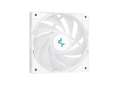 DeepCool AG500 WH ARGB Single-Tower Performance CPU Cooler, 5 Copper Heat Pipes, 120mm ARGB PWM Fan, White