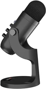 Meetion MT-MC20 Remote Meeting Desktop Corded Electric Gaming Microphone - Black