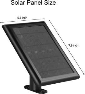 Solar Panel for Ring Spotlight Camera Battery,Ring Stick Up Camera Battery,